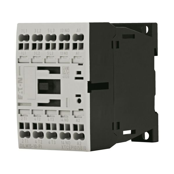 Contactor, 3 pole, 380 V 400 V 7.5 kW, 1 N/O, 230 V 50/60 Hz, AC operation, Push in terminals image 7