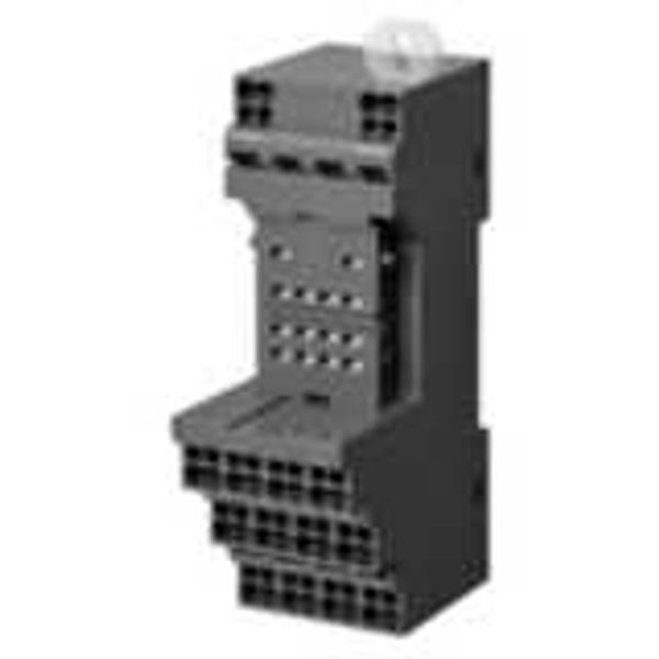 Socket, DIN rail/surface mounting, 31 mm, 14-pin, Push-in terminals, image 4
