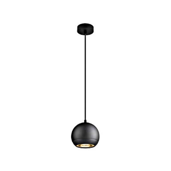 LIGHT EYE150 pendant lamp GU10 max. 1x 13W matt black image 1