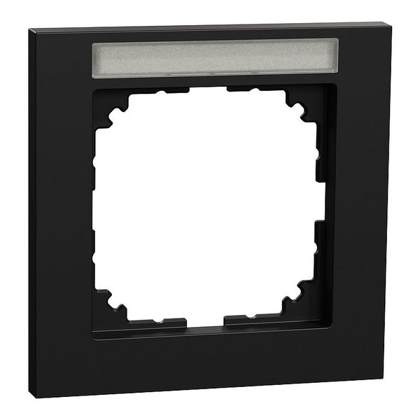 M-Pure frame, 1-fold with label holder, matt black, M-Pure image 1