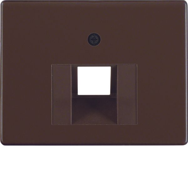 Centre plate for FCC soc. out., arsys, brown glossy image 1