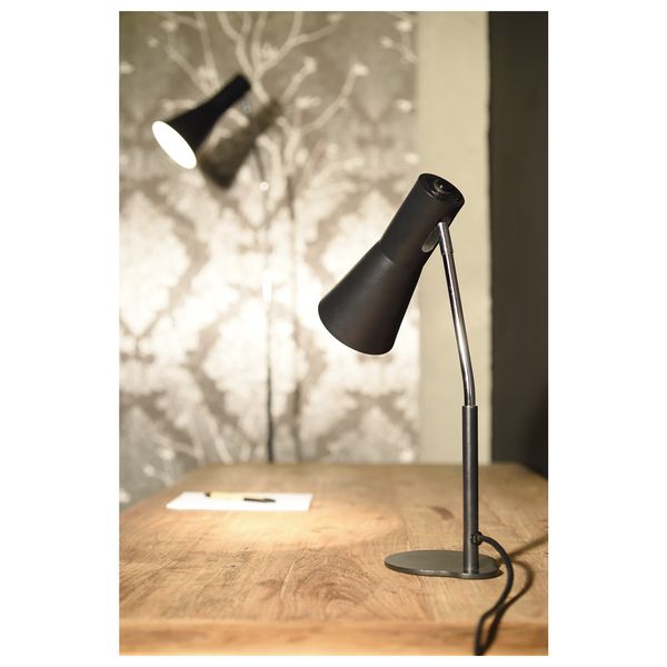 PHELIA table lamp, black, aluminium/steel, GU10 image 4
