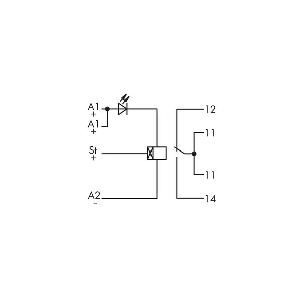 Timer relay module Nominal input voltage: 24 VDC Limiting continuous c image 5