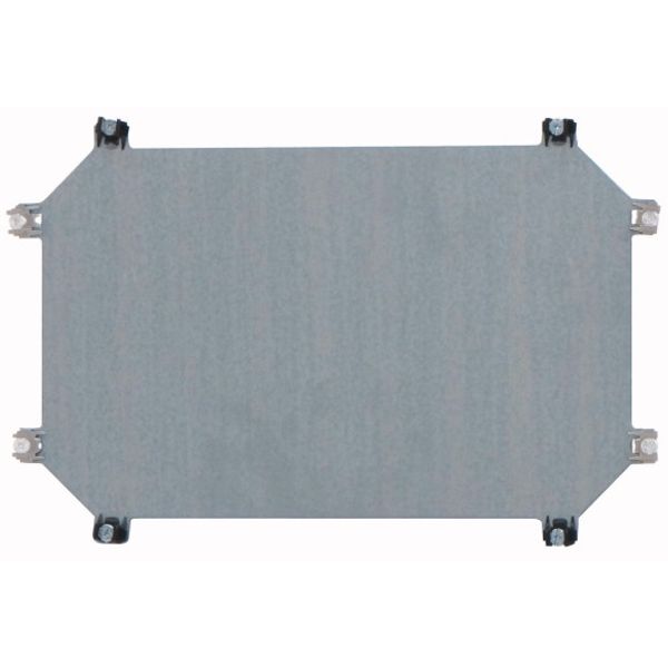 Mounting plate, steel, galvanized, D=3mm, for CI43 enclosure image 1