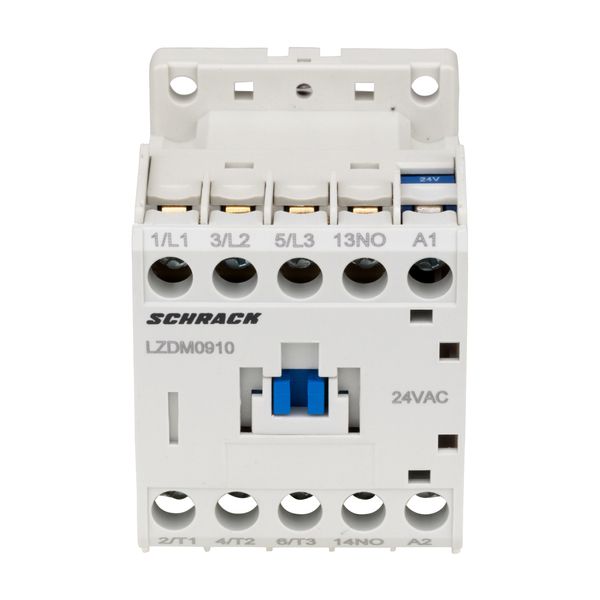 Contactor 3-pole, CUBICO Mini, 4kW, 9A, 1NO, 24VAC image 3