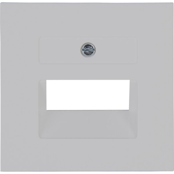 ATHENIS - UAE-Abdeckung, Schrägauslass, 1-2 Anschlüsse, Farbe: grau matt image 1