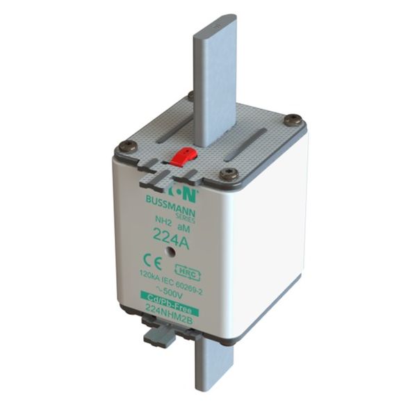 Fuse-link, low voltage, 224 A, AC 500 V, NH2, aM, IEC, dual indicator image 2