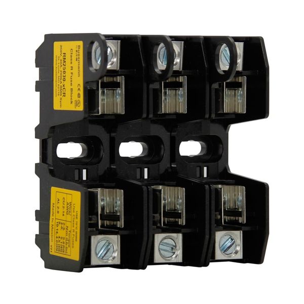 Eaton Bussmann Series RM modular fuse block, 250V, 0-30A, Box lug, Three-pole image 8