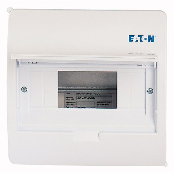 ECO Compact distribution board, flush mounting, 1-rows, 8 MU, IP40 image 2