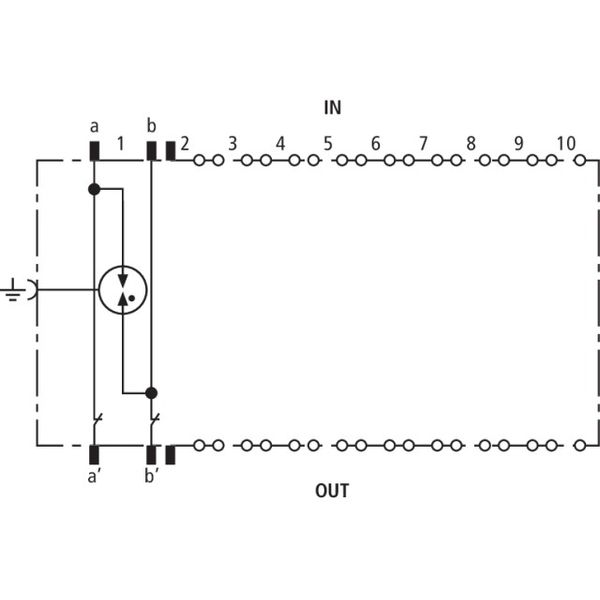 DEHNrapid LSA lightning current arrester for 10 pairs image 3