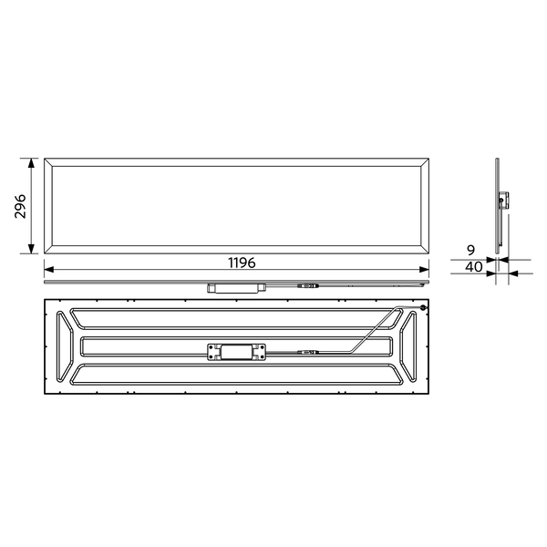 LEDPanelRc-S5 Re295-34W-10V-830-U19 image 4