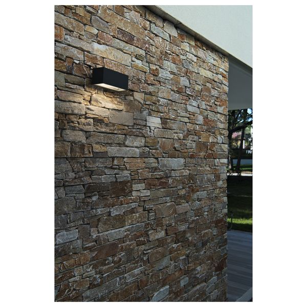BOX R7S wall lamp up-down, max.80W, IP44, square, anthracite image 6