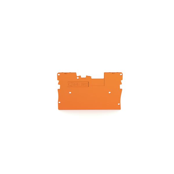 2022-1692 End plate; 1 mm thick; orange image 1
