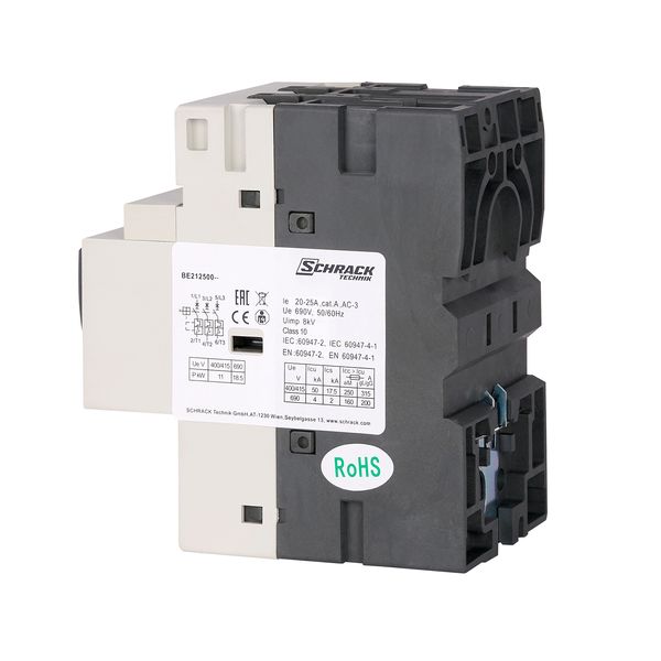 Motor Protection Circuit Breaker BE2, size 1, 3-pole, 20-25A image 3