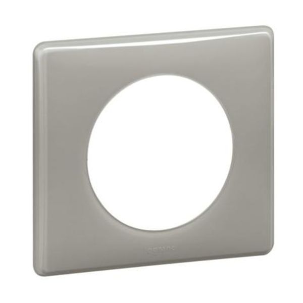 Céliane plate 1 post - Pearl Gray Metal Finish image 1