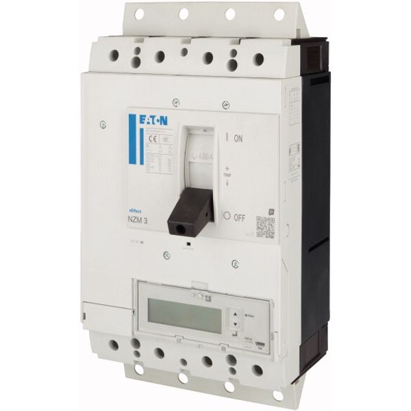 NZM3 PXR25 circuit breaker - integrated energy measurement class 1, 630A, 4p, variable, plug-in technology image 4