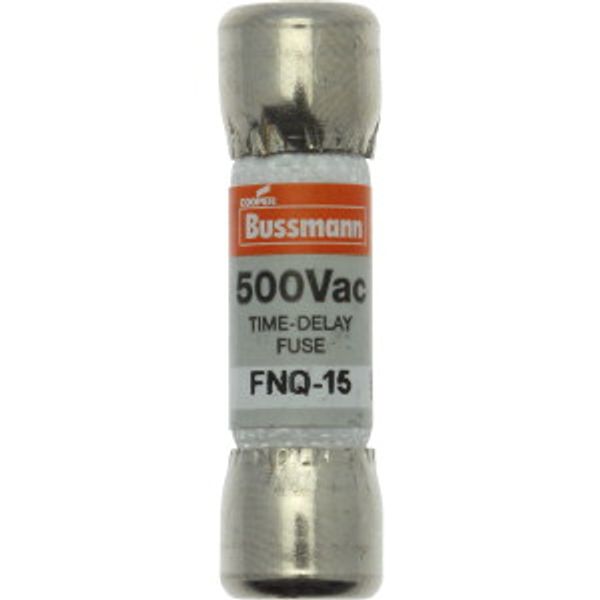 Fuse-link, LV, 15 A, AC 500 V, 10 x 38 mm, 13⁄32 x 1-1⁄2 inch, supplemental, UL, time-delay image 28