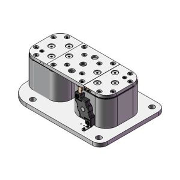 Fuse-link, high speed, 4000 A, AC 1100 V, 2 X size 4, 250 x 145 x 89 mm, aR, IEC, single indicator image 4