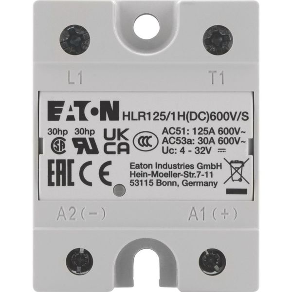 Solid-state relay, Hockey Puck, 1-phase, 125 A, 42 - 660 V, DC, high fuse protection image 10