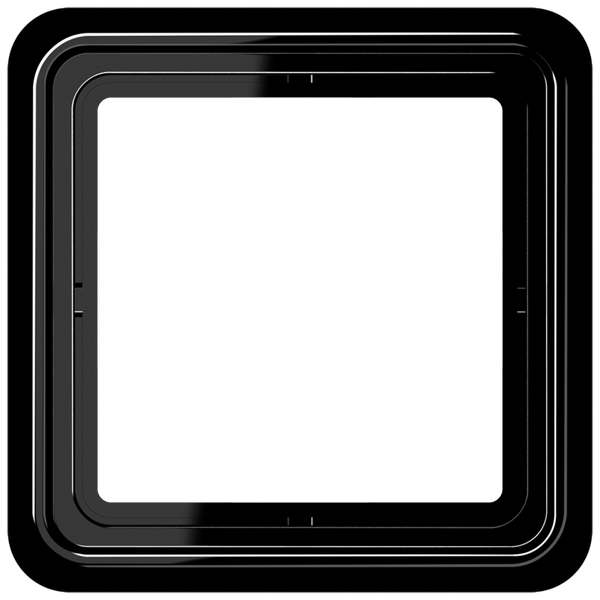 1-gang frame, black CD581SW image 2