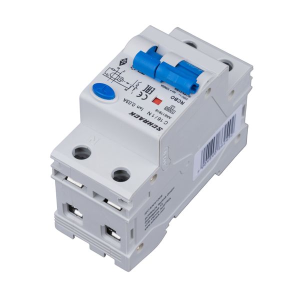 Combined MCB/RCD (RCBO) 1+N, AMPARO 10kA, C 16A, 30mA, Typ A image 4