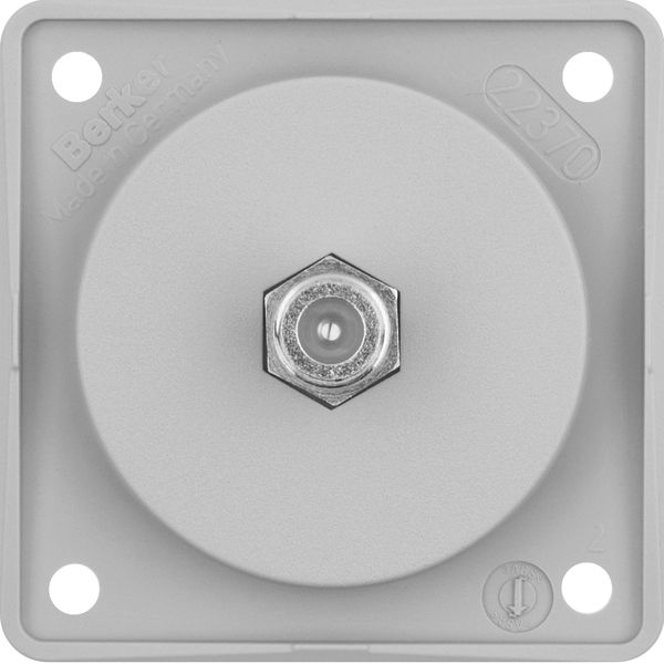 Integro inserts-Aerial Connector Box SAT, Grey Matt image 1
