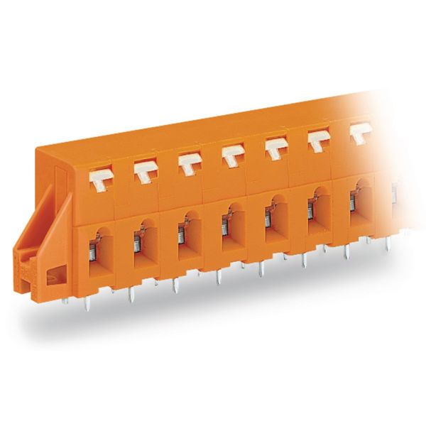 PCB terminal block push-button 2.5 mm² orange image 3