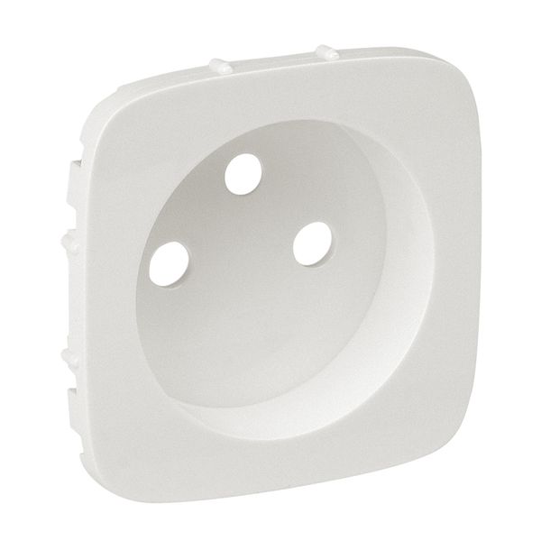 Cover plate Valena Allure - 2P+E socket - French standard - pearl image 1