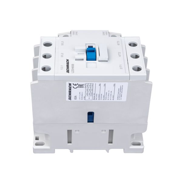 Contactor 3-pole, CUBICO High, 30kW, 65A, 1NO+1NC, 24VAC image 5