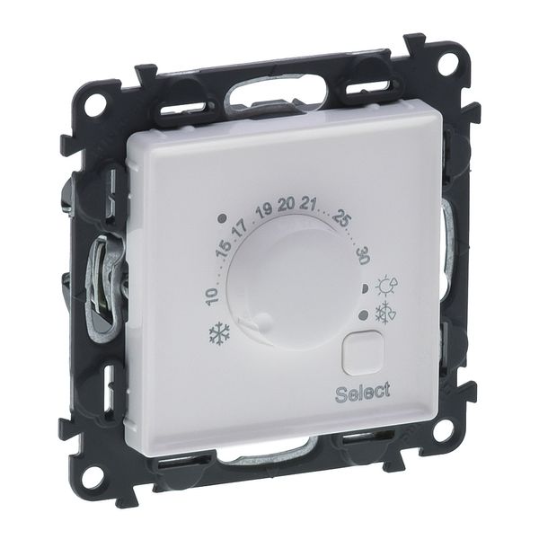 Cover plate Valena Life - electronic room thermostat - with mechanism - white image 1
