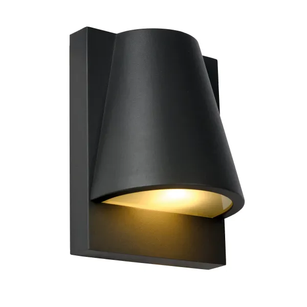 Lucide LIAM - Wall light Outdoor - 1xGU10 - IP44 - Anthracite image 1