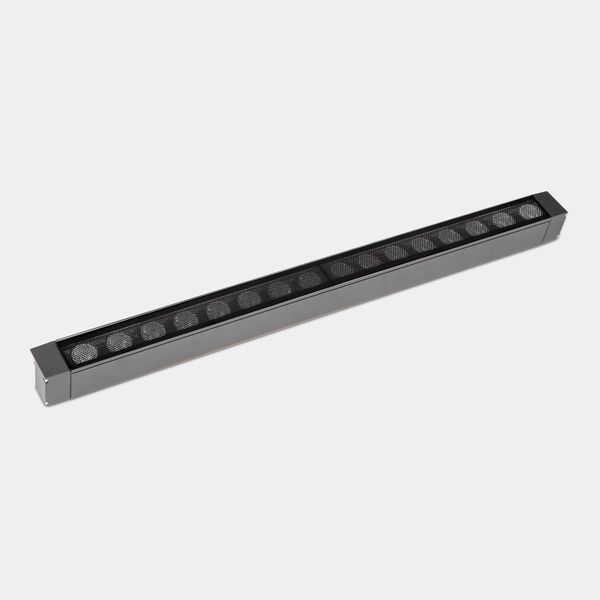 Lineal lighting system IP65 Cube Pro Linear Comfort 1000mm Surface LED 67.6W LED warm-white 3000K Urban grey 5056lm image 1
