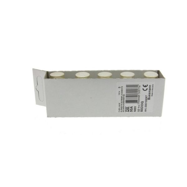 Fuse-link, low voltage, 50 A, AC 500 V, D3, 27 x 18 mm, gR, IEC, fast-acting image 11