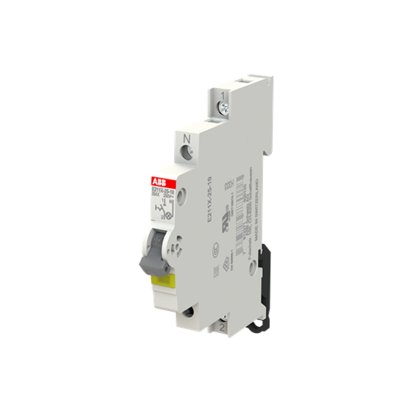 E211X-16-20ON-OFF Switch,16 A,acc. to EN 250/400 V AC,2NO,0NC,0CO, El. Color:Grey,1LED,Yellow, MW:1 image 6