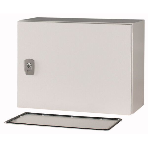 Wall enclosure with mounting plate, HxWxD=300x400x200mm image 2