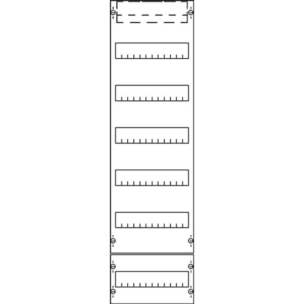 Distribution Board Panel for installation in all modular cabinets. image 1