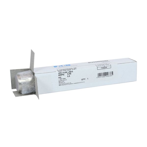 VT fuse-link, medium voltage, 0.5 A, AC 5.5 kV, 142 x 25.4 mm, back-up, BS, IEC, US, 0.5E image 10