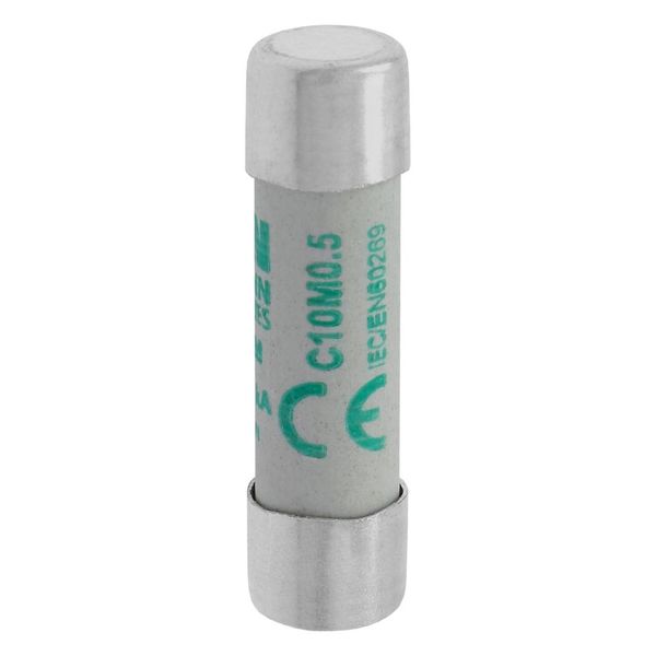 Fuse-link, LV, 0.5 A, AC 500 V, 10 x 38 mm, aM, IEC image 19