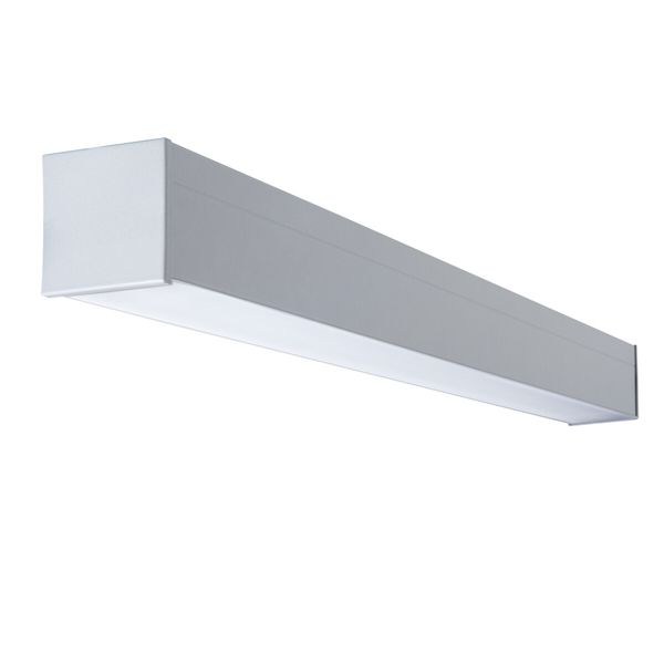 Linear LED fixture ALIN, AL 23W-840-MAT-SR-NT, surface-mounted, 23W, 2400lm, 4000K, 1133mm, mat shade, silver (29425) image 2