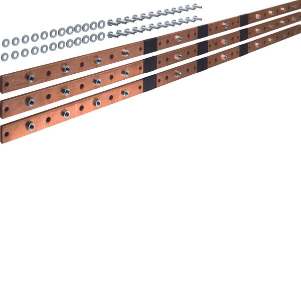 Busbar,universN,40x10mm,6 section image 1