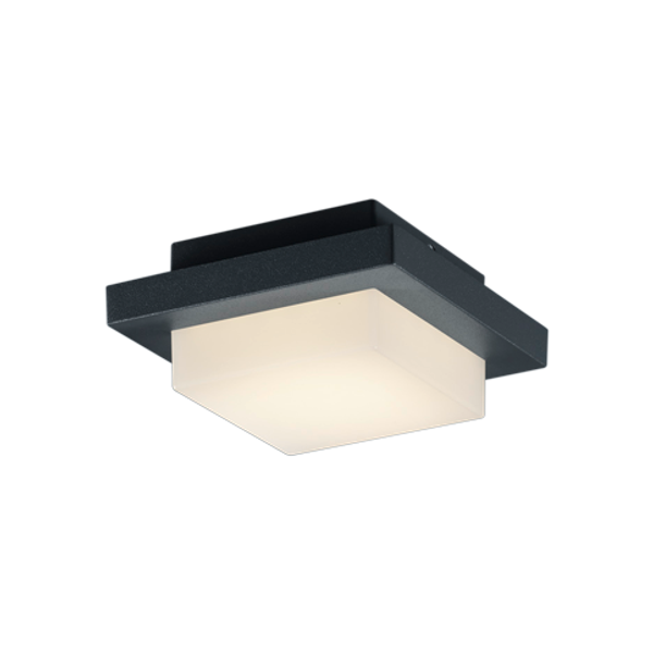 Hondo LED wall/ceiling lamp anthracite image 1