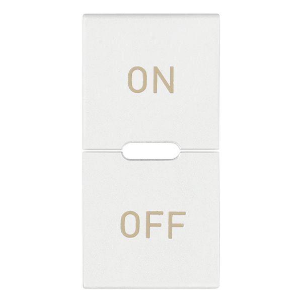 Button 1M ON/OFF symbols white image 1