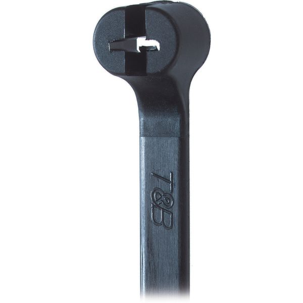 TY25MX-A CABLE TIE 50LB 7IN BLK NYL HT STBL image 1