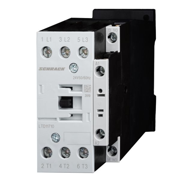 Contactor 7.5kW/400V/18A, 1 NO, coil 24VAC image 2