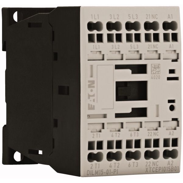 Contactor, 3 pole, 380 V 400 V 7.5 kW, 1 NC, 110 V 50 Hz, 120 V 60 Hz, AC operation, Push in terminals image 3