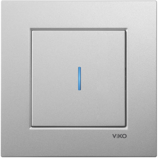 Novella S Metallic White Touch Switch image 1