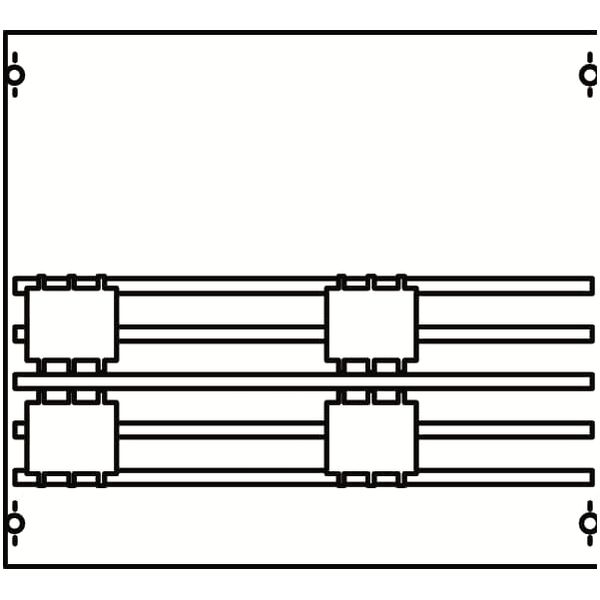 2V004A ComfortLine Distribution panel, 72 SU, Field Width: 2, 450 mm x 500 mm x 160 mm image 6