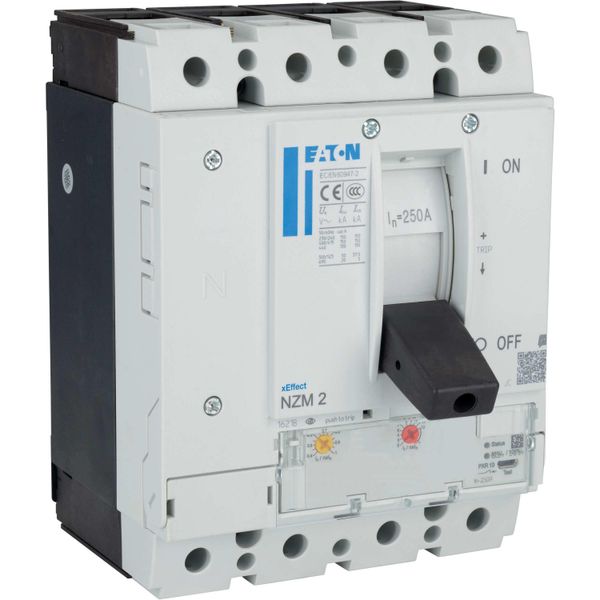 NZM2 PXR10 circuit breaker, 250A, 4p, Screw terminal image 14