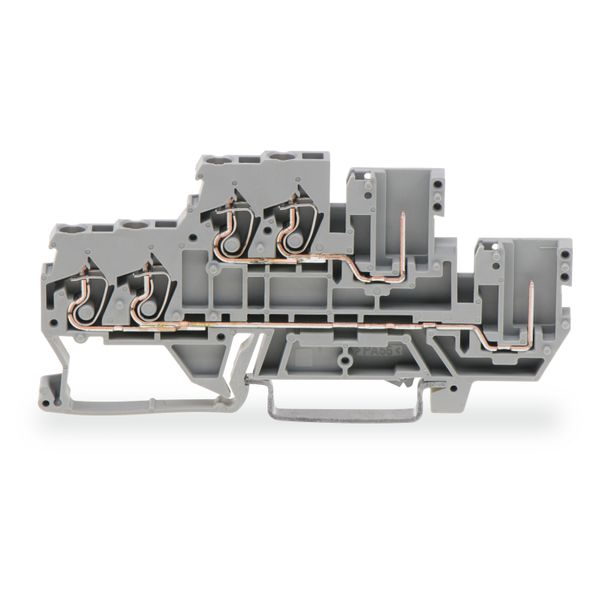 2-conductor/2-pin double-deck carrier terminal 2-conductor/1-pin throu image 1