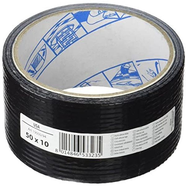 Cloth Tape 50x10m BLACK 19000/94 GEKO image 1